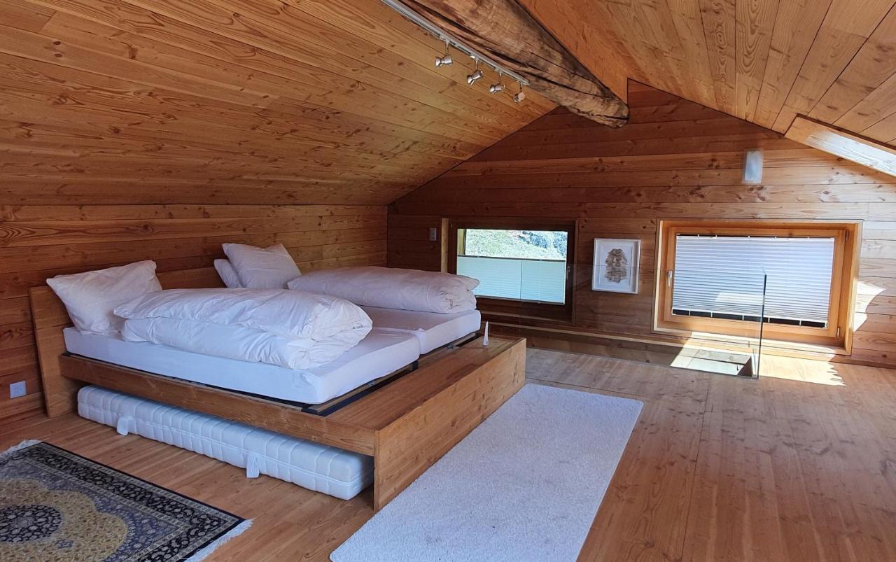 Chalet Biene - Swiss Alp Chalet With Sauna And Jacuzzi Ulrichen Oda fotoğraf